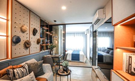 ขายคอนโด - Condo The Origin Bangkae ใกล้ MRT บางแค 24.30 ตารางเมตร 1 ห้องนอน ชั้น5 ทิศใต้ ตึกC แถมเฟอร์ครบ