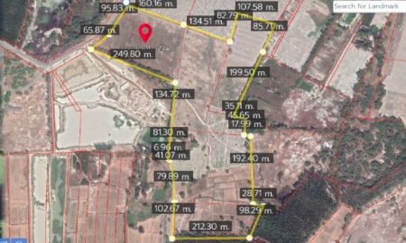 ขายที่ดิน - ขายที่ดิน พนมสารคาม ฉะเชิงเทรา 97-3-12 ไร่ 3.8 กม.จากถนน304 ไร่ละ 1 ล้าน