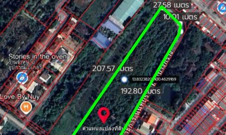 ขายที่ดิน - ขายที่ดินเปล่า6ไร่90.7ตรว. ซ.บางกรวย-ไทรน้อย43 บางกร่าง ติดถนน2ด้าน
