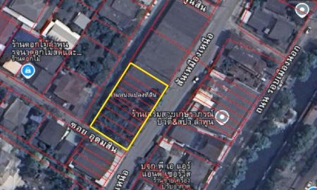 ขายที่ดิน - ขายที่ดิน 207 ตรว. ติดถนนสันเหมืองเหนือ ต.เหมืองง่า ลำพูน ราคาถูกสุด ๆ