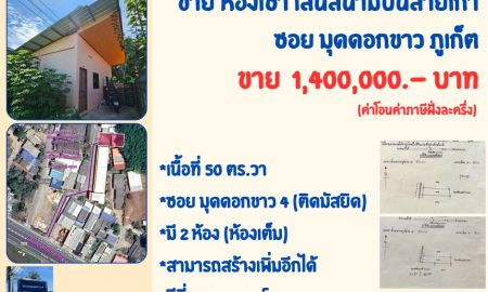 ขายที่ดิน - ขายถูก ขายด่วน ขาย ที่ดิน พร้อมบ้านเช่า 2 ห้อง เส้นสนามบินเก่าภูเก็ต ถลาง ภูเก็ต