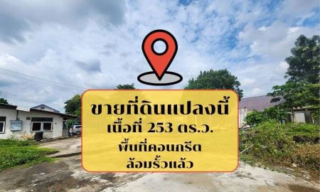 ขายที่ดิน - ขายที่ดินเปล่า อ่อนนุช 66 แยก 1 ถนนสุขุมวิท 77 ทำเลดี ห่างจากถนนใหญ่เพียง 750 เมตร (JKTW39)