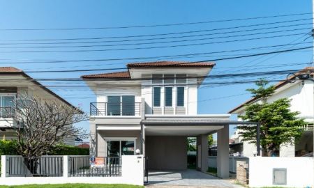 ขายบ้าน - ขายบ้านเดี่ยว 2 ชั้น 3 ห้องนอน ม.ราชพฤกษ์ รามคำแหง-สุวินทวงศ์ ใกล้ห้างLotus's Big-C และสถานีรถไฟฟ้าสายสีชมพู สถานีมีนบุรี