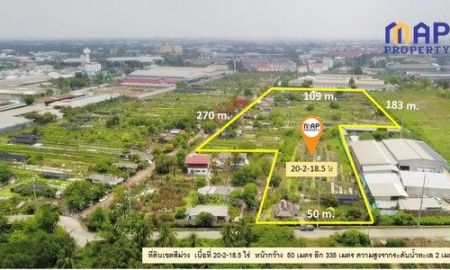 ขายที่ดิน - ขายที่ดินสีม่วง 20 ไร่ 2 งาน ถนน เศรษฐกิจ 1 อ.กระทุ่มแบน