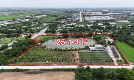 ขายที่ดิน - ขายที่ดิน ลำลูกกาคลอง12 เนื้อที่ 25 ไร่ พร้อมกิจการสนามบอล บ่อตกปล่า