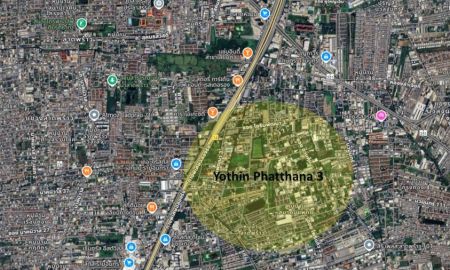 ขายที่ดิน - ขายที่ดินพร้อมสิ่งปลูกสร้าง 3 ไร่ ทำเลโยธินพัฒนา 3 ทางด่วนฉลองรัช เหมาะแก่การลงทุน