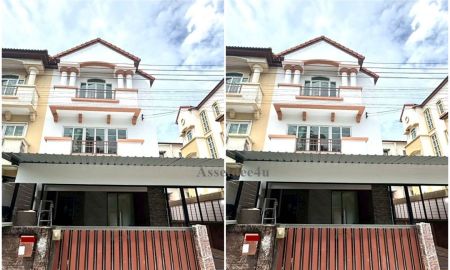 ให้เช่าทาวน์เฮาส์ - ให้เช่าทาวน์โฮม โฮมออฟฟิศ 3 ชั้นครึ่ง สรานนท์ ปากเกร็ด ที่จอดรถ5คัน ใกล้เซ็นทรัล แจ้งวัฒนะ