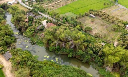 ขายที่ดิน - ขายที่ดินตำบลป่าบงสารภีติดลำธารน้ำโฉนดพร้อมโอน