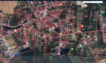 ขายที่ดิน - ขายที่ 10 ไร่ 3 งาน ใกล้โรงเรียนสระกะเทียม หน้ากว้างติดถนน 45 เมตร ไร่ละ 1.2 ล้าน