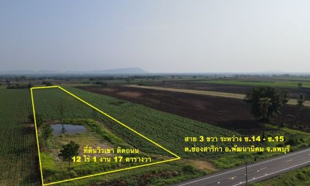 ขายที่ดิน - ขายด่วน ที่ดินวิวเขา ต.ช่องสาริกา อ.พัฒนานิคม จ.ลพบุรี 12-1-17 ไร่