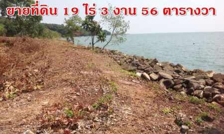 ขายที่ดิน - ขายที่ดินสวย ติดทะเล 19 ไร่ 3 งาน 56 ตารางวา