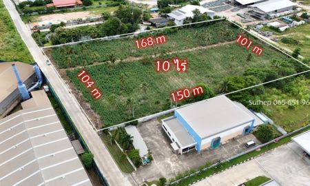 ขายที่ดิน - ขายที่ดิน 10 ไร่ ราคาต่ำกว่าตลาด 30% รูปแปลงสี่เหลี่ยมผืนผ้า ใกล้นิคมฯและหมู่บ้าน ห้วยโป่ง ระยอง