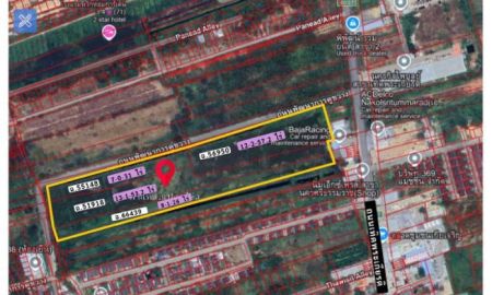 ขายที่ดิน - ขายที่ดินแปลงหัวมุมติดถนนพัฒนาการคูขวาง2ด้าน800เมตรผังเหลืองเหมาะพัฒนาอสังหาริมทรัย์