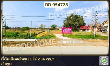 ขายที่ดิน - ที่ดินเมืองลำพูน 1 ไร่ 236 ตร.ว. ลำพูน ใกล้โกลบอลเฮ้าส์