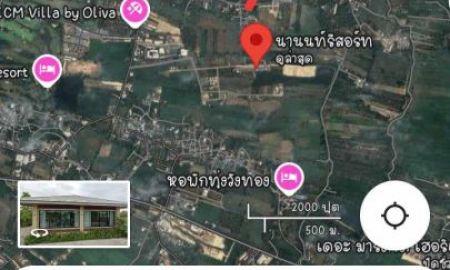 ขายที่ดิน - ขายที่ดินติดลำห้วยติดถนนตำบลบ้านแหวนหางดงเสาไฟฟ้าลงใต้ดินพร้อมโอน