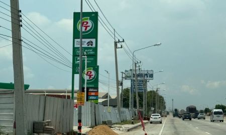ให้เช่าที่ดิน - ประกาศให้เช่าที่ดินถมแล้ว ติดปั้มน้ำมันPT ติดถนนกาญจนาภิเษก (บางปะอิน-บางบัวทอง)