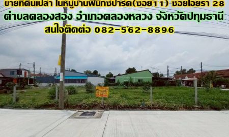 ขายที่ดิน - ขายที่ดินเปล่า ในหมู่บ้านฟีนิกซ์ปาร์ค(ซอย11) ซอยไอยรา 28 คลองสอง คลองหลวง ปทุมธานี