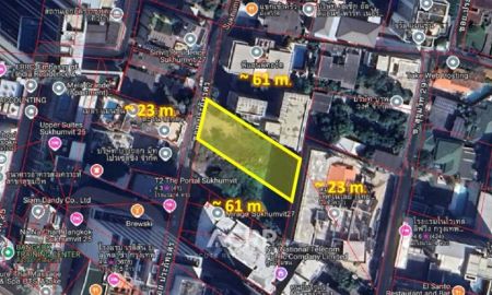 ขายที่ดิน - ขายที่ดินทำเลศักยภาพ ซอยสุขุมวิท 27 ผังเมืองสีน้ำตาล ย.10
