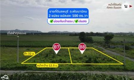 ขายที่ดิน - ขายที่ดินวิวเขา 100 ตารางวา 2แสน3 ต.ช่องสาริกา อ.พัฒนานิคม จ.ลพบุรี