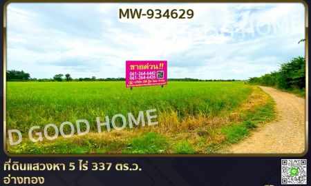ขายที่ดิน - ที่ดินแสวงหา 5 ไร่ 337 ตร.ว. อ่างทอง ใกล้วัดบ้านพราน
