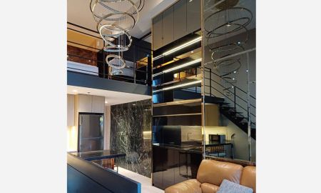 ให้เช่าคอนโด - คอนโด เดอะ ลอฟท์ สีลม ใกล้ BTS สุรศักดิ์ 46 ตารางเมตร 1 Bedroom Hybrid 2 ชั้น ห้องสวย ตกแต่งครบ
