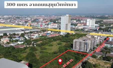 ขายที่ดิน - ขายที่ดิน 3 ไร่ 2 งาน 32 ตร.วา. ติดถนนสุขุมวิทพัทยา เพียง 300 เมตร