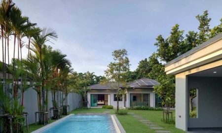 ให้เช่าบ้าน - ให้เช่าบ้านเดี่ยว พลูวิลล่า สไตล์ รีสอร์ท 2 ห้องนอน ห้วยใหญ่