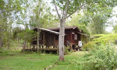 ขายบ้าน - ขายที่ดินพร้อม บ้านไม้สัก (รีสอร์ท) ใกล้ วัดถ้ำผาปล่อง วัดปากเปียง ติด ChiangdaoNestResort