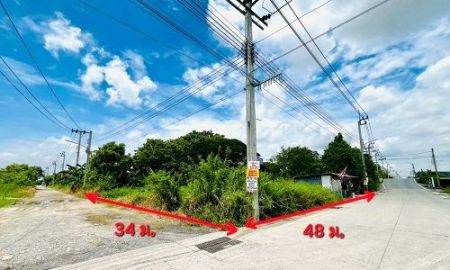 ขายที่ดิน - ขายที่ดิน คุ้มเกล้า50 ลำปลาทิว ลาดกระบัง พื้นที่ 390 ตรว. แปลงมุม ผังสีม่วง
