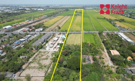 ขายที่ดิน - ขายที่ดิน 50 ไร่ ติดถนนลำลูกกา (คลอง 9) ใกล้เรนวูด ปาร์ค ปทุมธานี