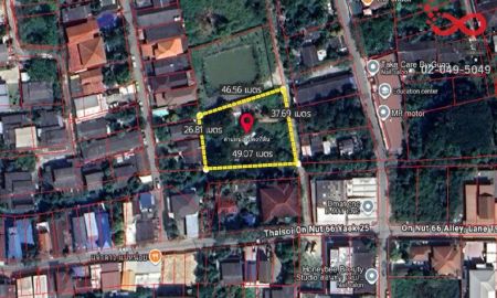 ขายที่ดิน - ขายที่ดิน 373ตร.วา อ่อนนุช 66 ศรีนครินทร์ ประเวศ ใกล้รถไฟฟ้าสายสีเหลือง