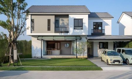 ให้เช่าบ้าน - ให้เช่า บ้านเดี่ยว 2 ชั้น ม.Pimnara Srinakarin - Bangna บ้านสวย สไตล์ญี่ปุ่น Fully furnished ราคา 98,000 บาท