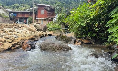 ขายที่ดิน - ขายที่ดินตำบลเทพเสด็จติดลำธารน้ำไหลแรงตลอดปี