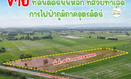 ขายที่ดิน - ที่ดินรูปแปลงสวย ติดถนนลาดยางสายหลัก อุตรดิตถ์-ศรีนคร-สุโขทัย
