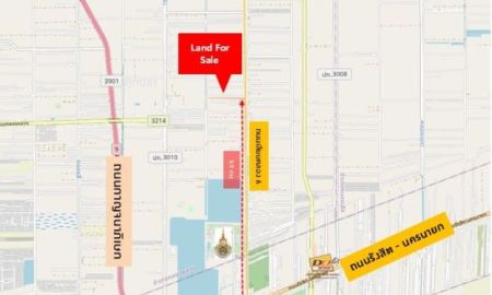 ขายที่ดิน - ขายที่ดิน ติดถนนเลียบคลอง 6 ฝั่งตะวันตก จังหวัดปทุมธานี