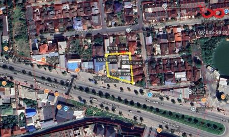 ขายที่ดิน - ขายที่ดินถมแล้ว 366 ตร.วา ติดถนนใหญ่เทพรักษ์ บางเขน