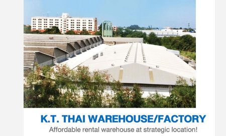 ให้เช่าโรงงาน / โกดัง - โกดัง/โรงงาน ติดถนนบางนา-ตราด กม.42 บางวัว บางปะกง ฉะเชิงเทรา ทำเลในเขต EEC ใกล้นิคม สนามบิน ท่าเรือ
