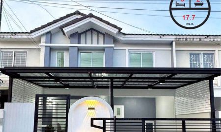 ขายทาวน์เฮาส์ - ขายทาวน์เฮาส์2ชั้น เนื้อที่ 17.7 ตารางวา หมู่บ้านพฤกษา 76 บางใหญ่-แก้วอินท์ ปรับปรุงใหม่ จัดกู้ฟรี