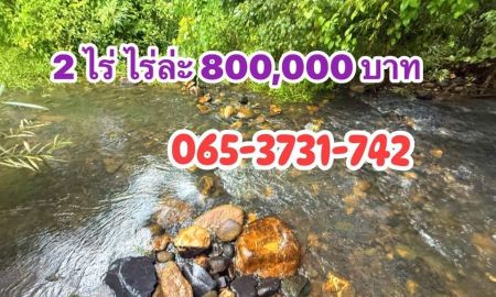 ขายที่ดิน - ที่ดินติดลำห้วย หินสวย น้ำใส ภูเขารอบล้อบ 360 องศา แบ่งขาย 2 ไร่