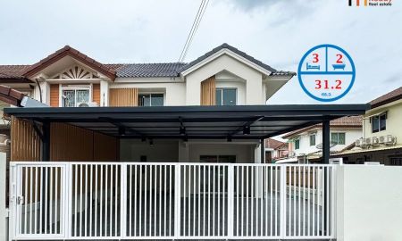 ขายทาวน์เฮาส์ - ขาย รีโนเวทใหม่ทั้งหลัง ทาวน์เฮ้าส์ 31.2 ตร.ว ม.พฤกษาวิลล์ 3 สรงประภา-ดอนเมือง หลังมุม ของแถมจัดเต็ม