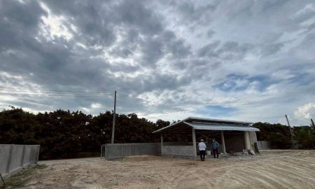 ขายที่ดิน - ขายที่ดินติดถนนล้อมรั้วเรียบร้อยห่างตลาดทุ่งเสี้ยวเพียง 4กม