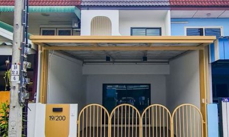 ขายบ้าน - ขาย ทาวน์เฮ้าส์ 2ชั้น รีโนเวทใหม่ 3ห้องนอน มบ.มโนรมย์2 ถ.เลียบคลองสอง27 ซาฟารีเวิลด์ ต่อเติมเต็ม พร้อมเข้าอยู่