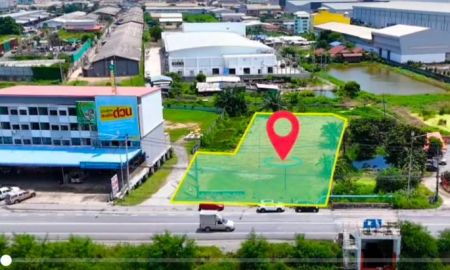 ขายที่ดิน - ขายที่ดินเปล่า 480 ตารางวา ติดถนนเลียบคลองส่งน้ำ ใกล้ถนนเทพารักษ์ บางปลา บางพลี ใกล้ไทวัสดุบางพลี