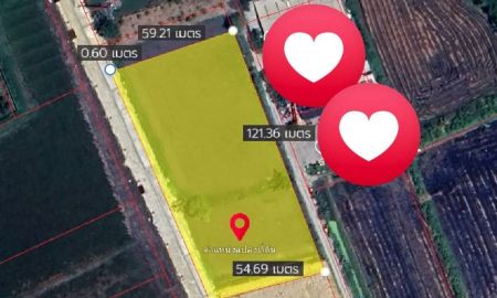 ขายที่ดิน - ที่ดินผังสีม่วง 4 ไร่ 1 งาน หน้ากว้าง 121 ม. สวย ทางเข้าสาธารณะ