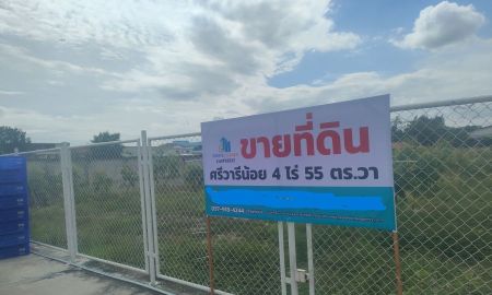 ขายที่ดิน - ขายที่ถมแล้ว 4 ไร่ 55 ตร.ว. หน้ากว้างติดถนนศรีวารีน้อย 20 เมตร หน้าทางเข้า ตลาดทิพย์เกสร บางพลี สมุทรปราการ