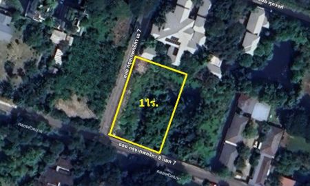 ขายที่ดิน - ขายที่ดินเปล่าแปลงมุม ขนาด1ไร่ ติดถนน2ด้าน ใกล้มอเตอร์เวย์ ซอยกรุงเทพกรีฑา8แยก7 บางกะปิ กทม.