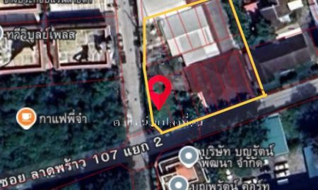 ขายที่ดิน - ขายที่ดินพร้อมสิ่งปลูกสร้าง แปลงมุม เนื้อที่ 336 ตร.วา ซอยลาดพร้าว 107 แยก 2 แขวงคลองจั่น เขตบางกะปิ กทม.