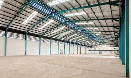 ให้เช่าโรงงาน / โกดัง - ให้เช่าโรงงานบ้านบึง ชลบุรี พื้นที่อาคารโรงงาน 3,500 ตรม ผังโรงงานเป็นสีเหลือง