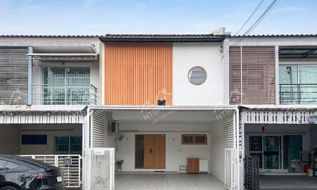 ขายทาวน์เฮาส์ - เดอะทรัสต์ ทาวน์ ราชพฤกษ์-รัตนาธิเบศร์ ติดถนนใหญ่ ต่อเติมครบ พร้อมอยู่