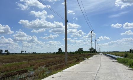 ขายที่ดิน - ที่ดินสวยติดถนนคอนกรีต แปลงละ2ไร่ (แบ่ง1ไร่ ได้) คลอง10 ลำลูกกา เหมาะทำบ้าน โกดัง o86-3ol-6l6l